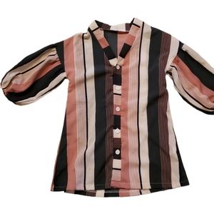 NWOT striped green dress